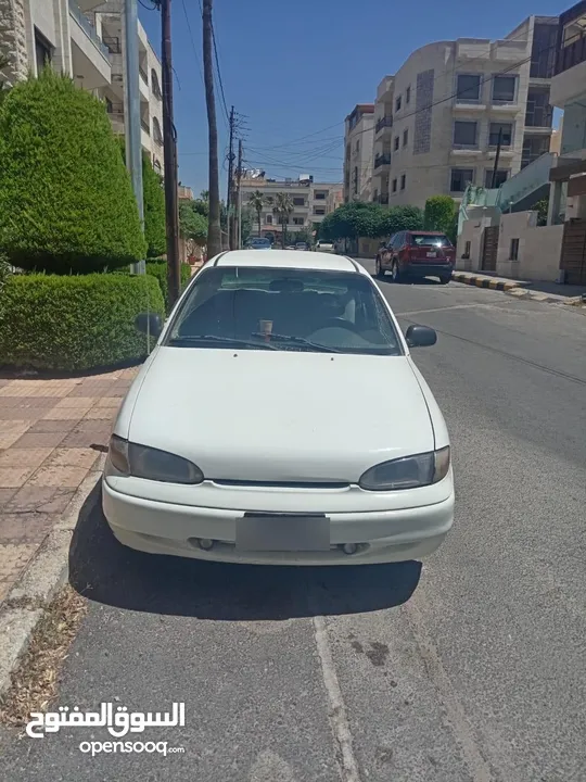 هيونداي اكسنت 1994 اوتوماتيك بحاله جيده...السيارة مرخصة لشهر 2 السنة الجاي ..السيارة مش ناقصها اشي