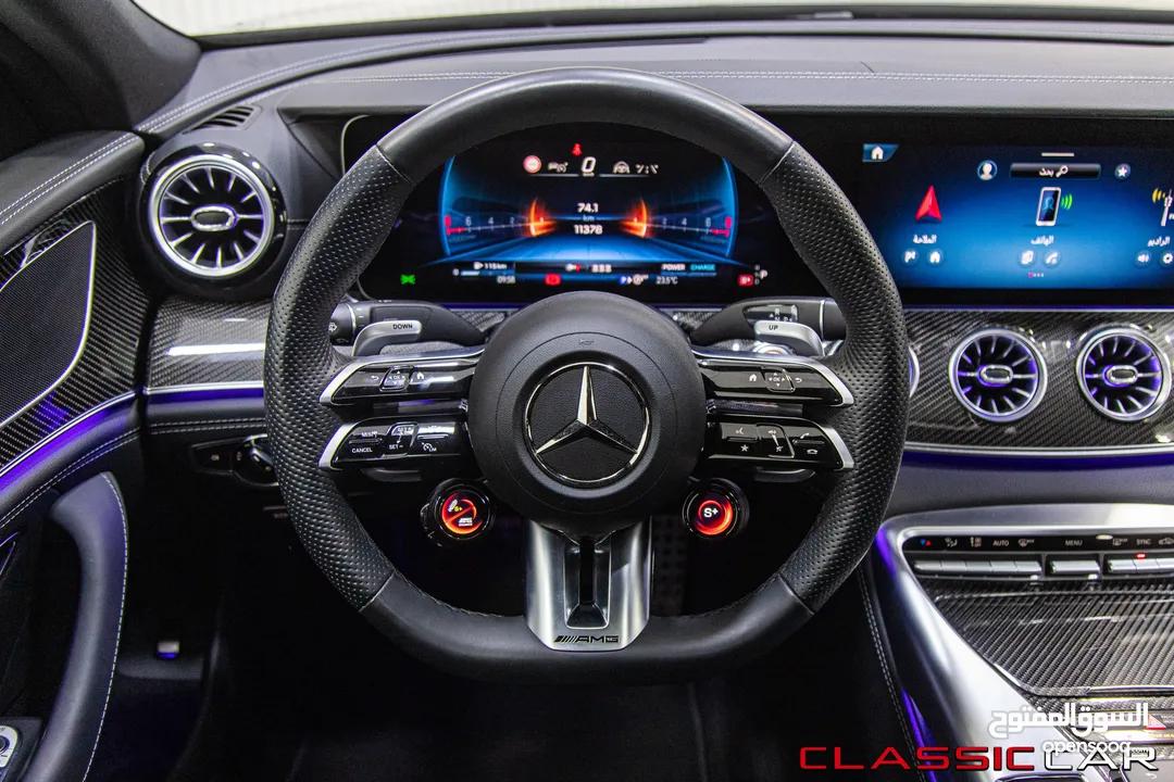 Mercedes Gt53 AMG 4matic + 2024   السيارة وارد المانيا و قطعت مسافة 11,000 كم