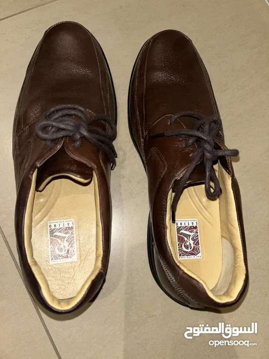 Brown leather shoes original brand new only wore one time