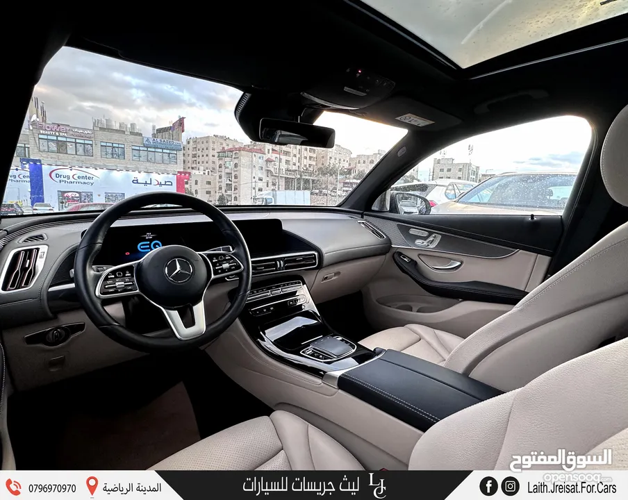 مرسيدس بنز EQC الكهربائية بالكامل 2021 Mercedes Benz EQC 400 4MATIC AMG KIT