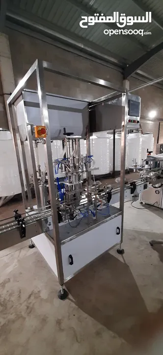 ماكينات ماكينة تعبئة سوائل منظفات ادوية كريمات مواد غذائية