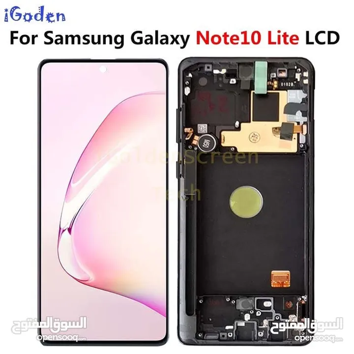 LCD SAMSUNG NOTE 10 LITE  شاشة نوت 10 لايت الأصلية