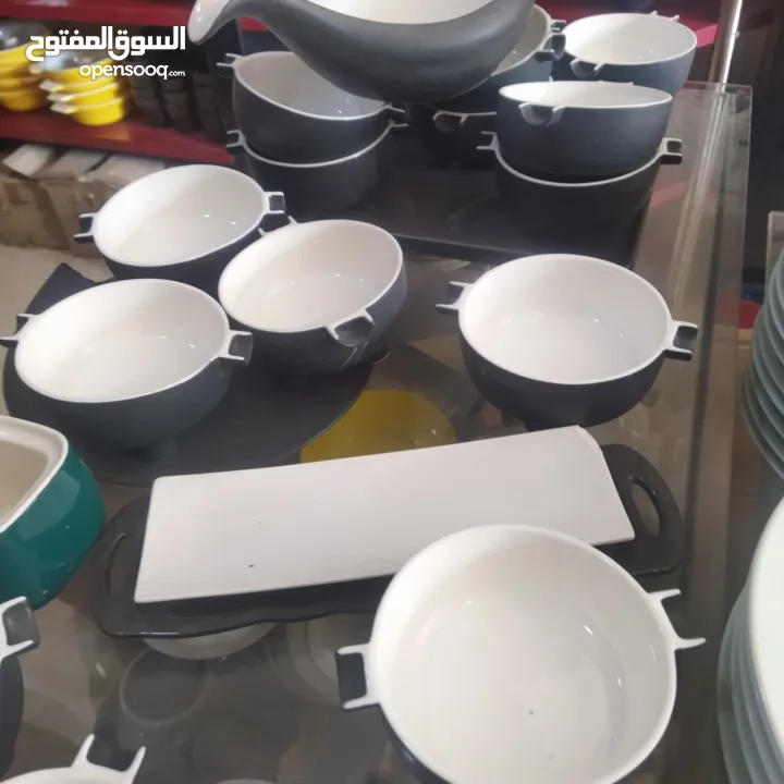 شروة صحون بورسلان للبيع بسعر مغري جدا