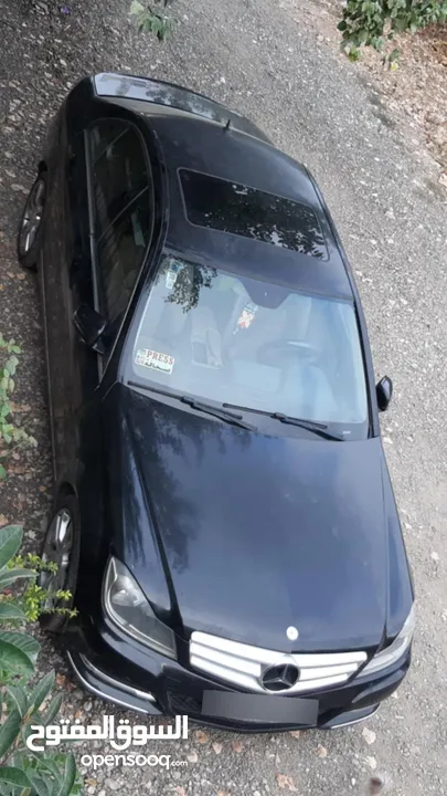 مرسيدس c200 2013 فل اضافت دهان شركه