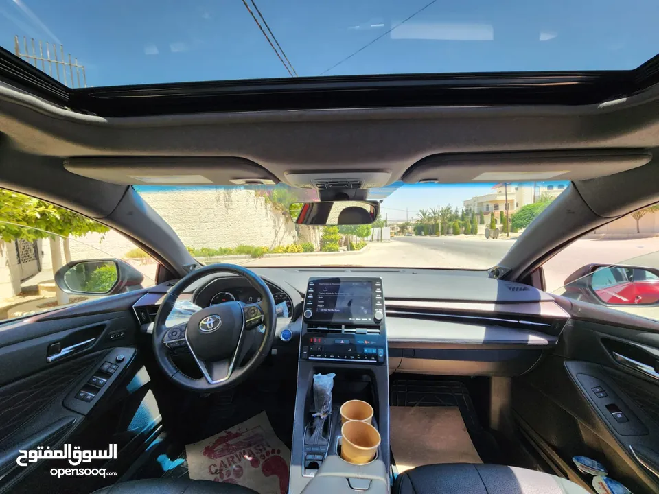تويوتا افالون لون خمري حره جديد باسم المستورد 2021 فحص 3 جيد أعلى صنف بالاضافات بطاريه ليثيوم بسعر