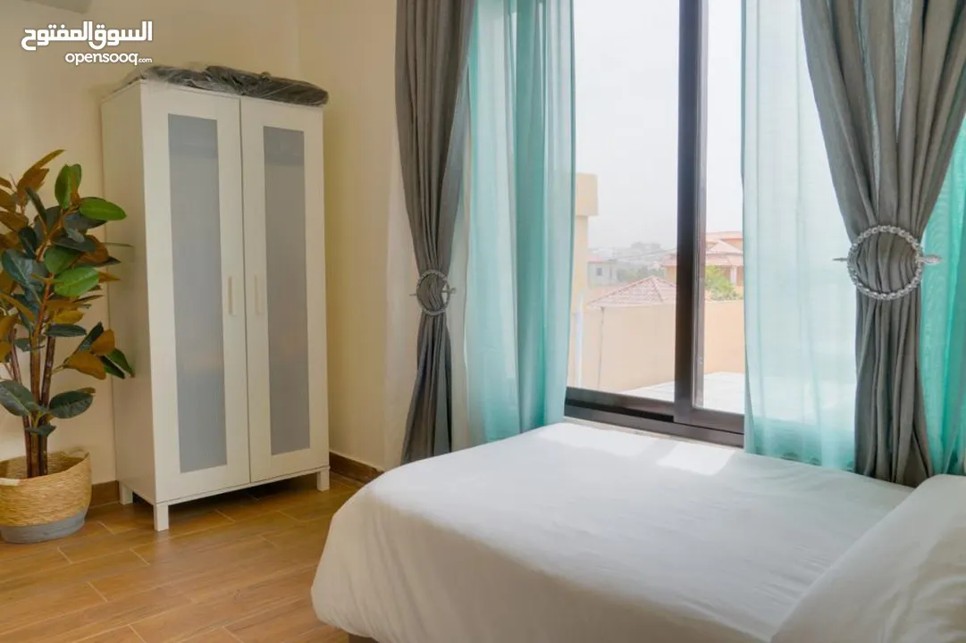 Beautiful chalet in dead sea with colorful decoration with BBQ area to prepare your delicious foods.
