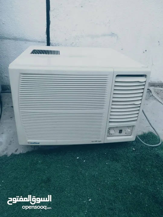 window AC cool line 1.5 B compressor made in Saudi good condition no problem