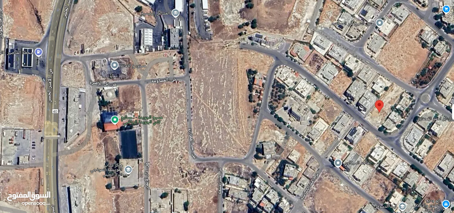 قطعة أرض 795م2 في الجويدة في منطقة فلل سكن ب من المالك مباشرة