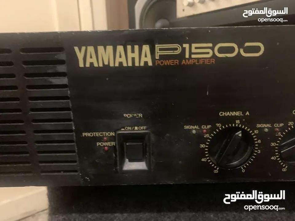 جهاز امبليفير نوع ياماها ياباني اصلي Ymaha P 1500