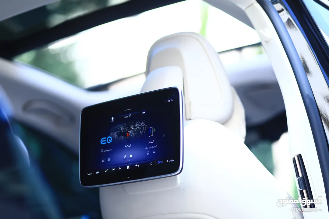 للبيع  مرسيدس MERCEDES EQS 580 SUV 4MATIC  موديل 2023  كهربائية بالكامل  7 مقاعد  فل كامل