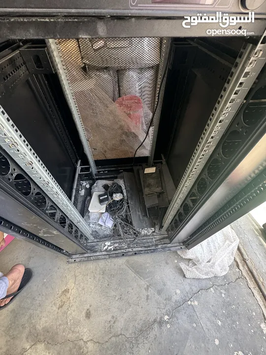 سيرفر مع كاميرات مراقبة داخلية
