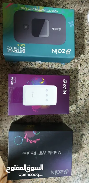 3  اجهزه ماي فاي (النت المتنقل) جديده للبيع