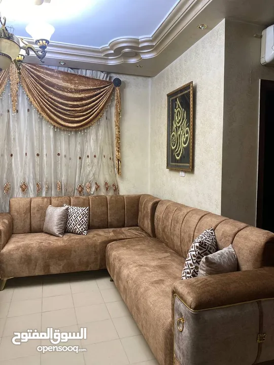 طقم كورنر  تركي القماش تركي سفنج ضغط عالي خشب لاتيه  استخدام بسيط