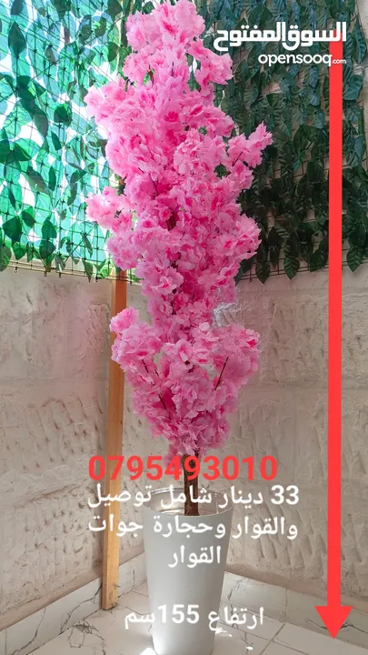 شجر اللوز الصناعي اقرب للطبيعي نيلي ابيض زهر