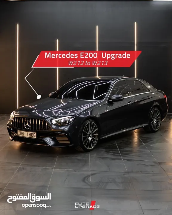 مرسيدس بينز  E200 2014 محوله من الخارج شكل 2022