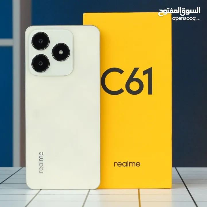 عرض خاص : Realme c61 256gb جديد ضمان سنة  هاتف بمواصفات قوية و ممتازة و سعر مناسب لا يفوتك