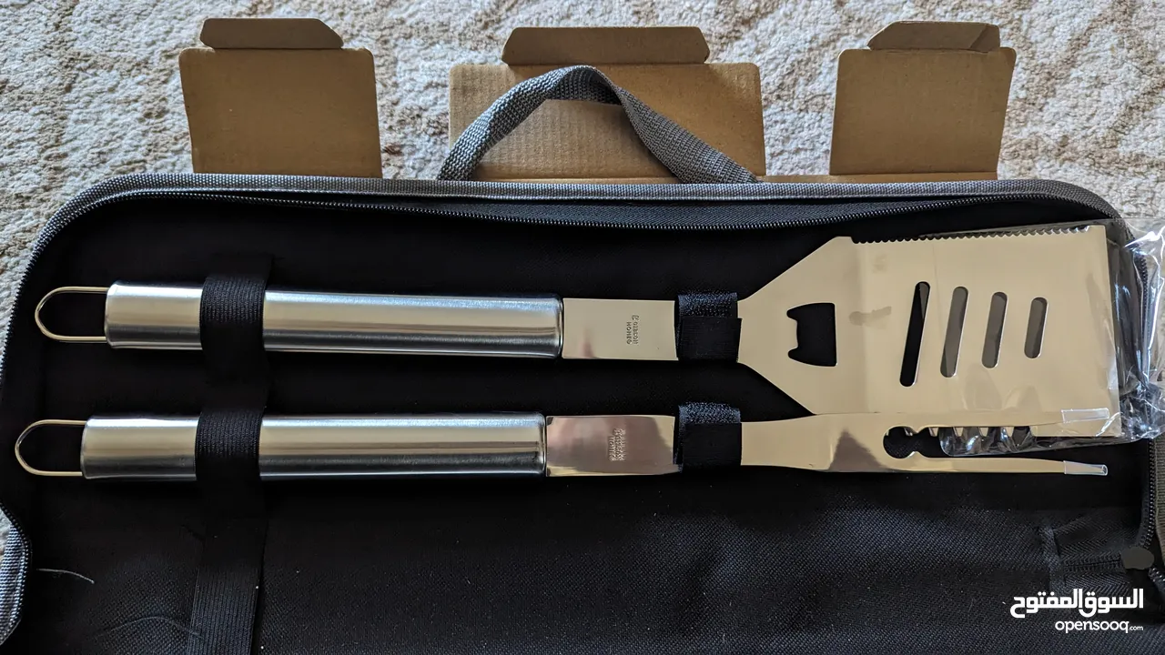 عدة ادوات شوي امريكية جيبسون BBQ Grill Set Gibson جديدة غير مستعمل