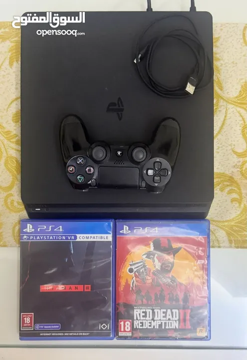 Ps4 look like new 1 controller and 2 games