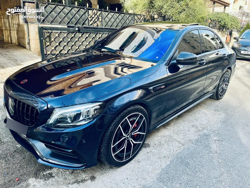 مرسيدس c350  موديل 2017 محوله كامل 6.3 AMG