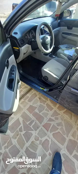 هونداي اكسنت 2009 جيراوتوماتيك فحص كامل 7جيد محرك 1600cc بحالة الشركة صيانة الشركة