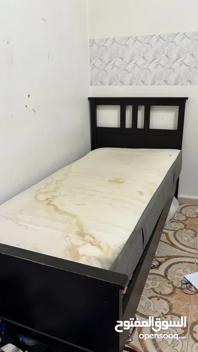 Ikea single bed with mattress