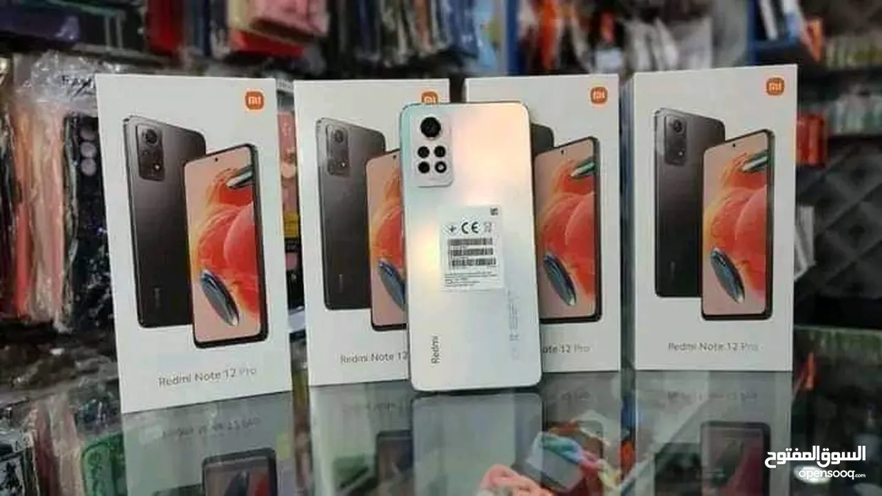 جهاز ما شاء الله اخو الجديد شاومي Not 12 pro رام 16 جيجا 256 أغراضة والكرتونه الأصلية متوفر توصيل