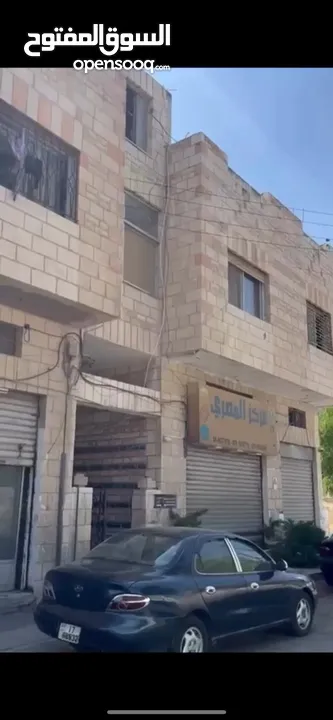 فرصة إستثمارية عمارة تجاري طابقين للبيع - جبل الحسين بالقرب من موقع جبل القلعة الأثري
