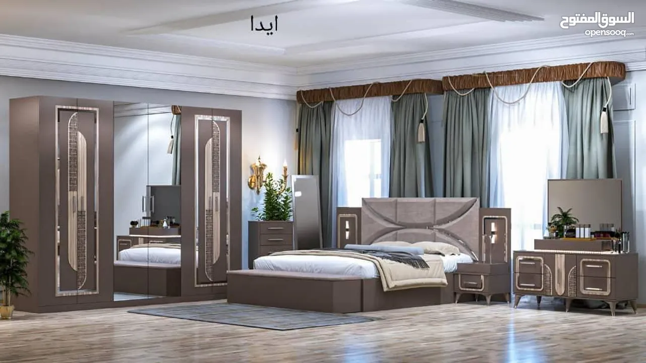 غرف نوم  تركي بتصاميم إيطالي اشكال واحجام مختلفه