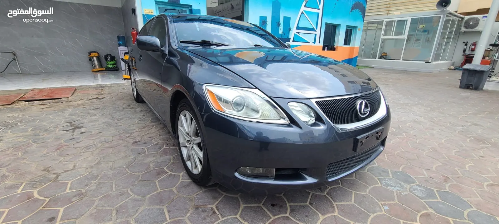 Gs350 2006 لون الداخلية ازرق مميز