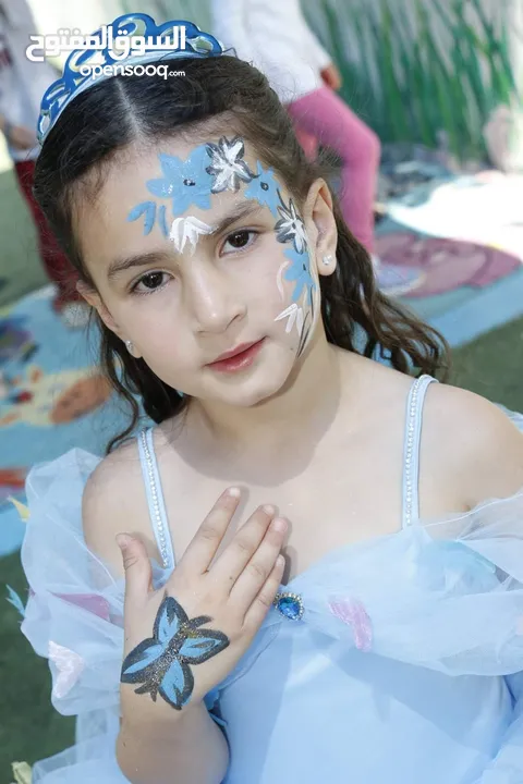 رسم على الوجه للأطفال بطريقة إحترافية
