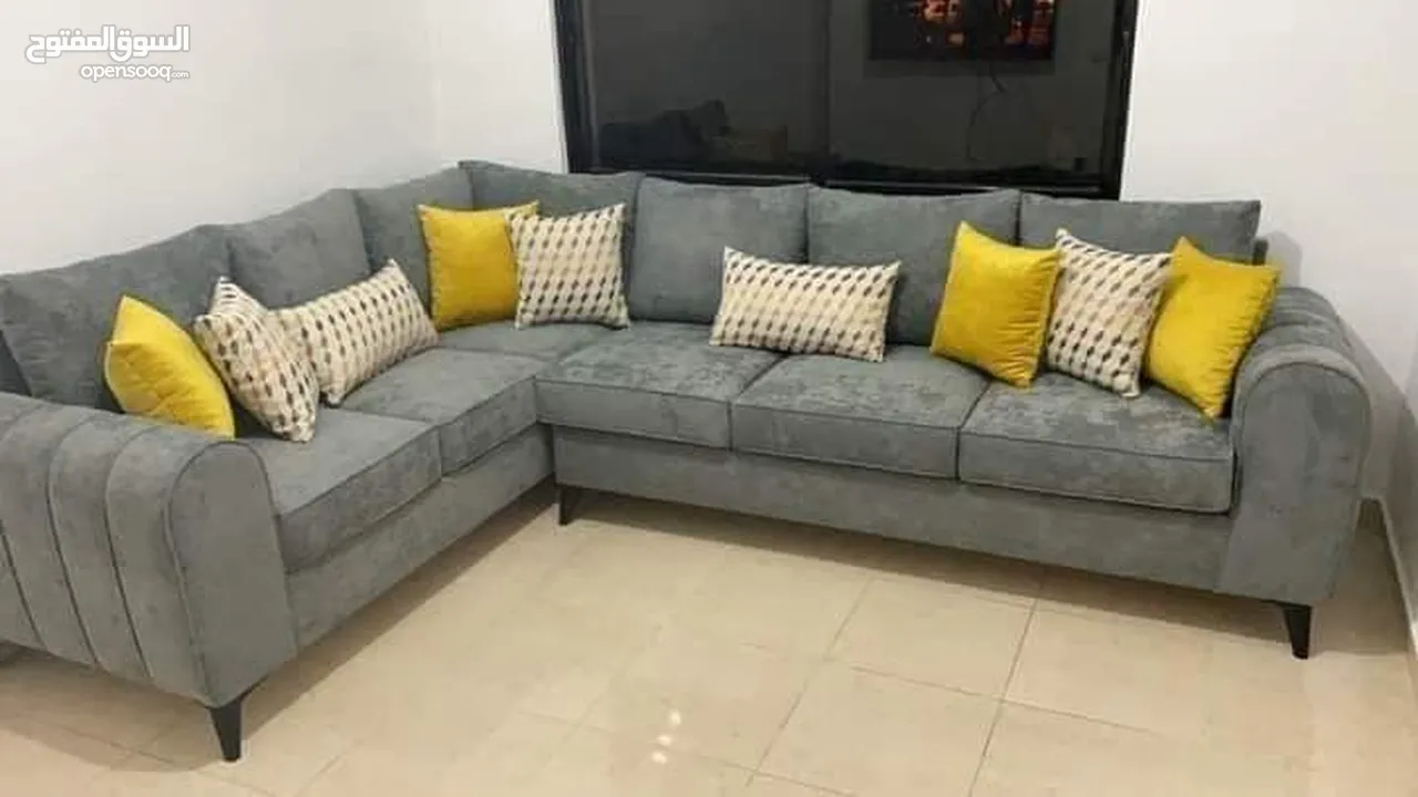 كورنرات أمريكي موديلات ايكيا بسعر الجملة فقط لدي مفروشات ماسة أسفنج دانلوب خشب سويد قماش تركي لينن