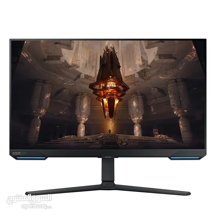 شاشة احترافية  سمارت  معها ريموت تحكم اوامر صوتية   Samsung 28′′ Odyssey 4K UHD IPS 144Hz 1ms with G