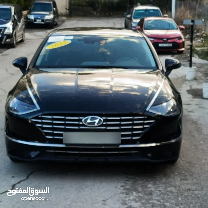 هيونداي سوناتا 2022 لون اسود ملوكي فحص كامل جمرك حديث كاش واقساط وارد كوري