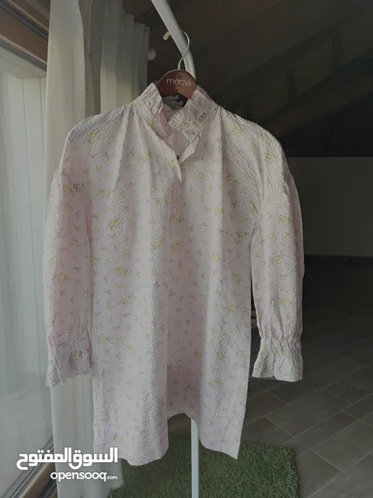 Pink floral Shirt Dress