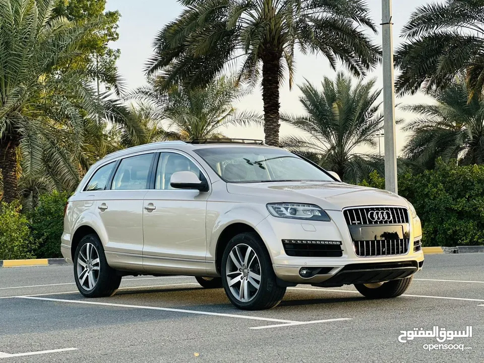 ‏AUDI Q7 S LINE FULL OPTION MODEL 2015 GCC SPACE