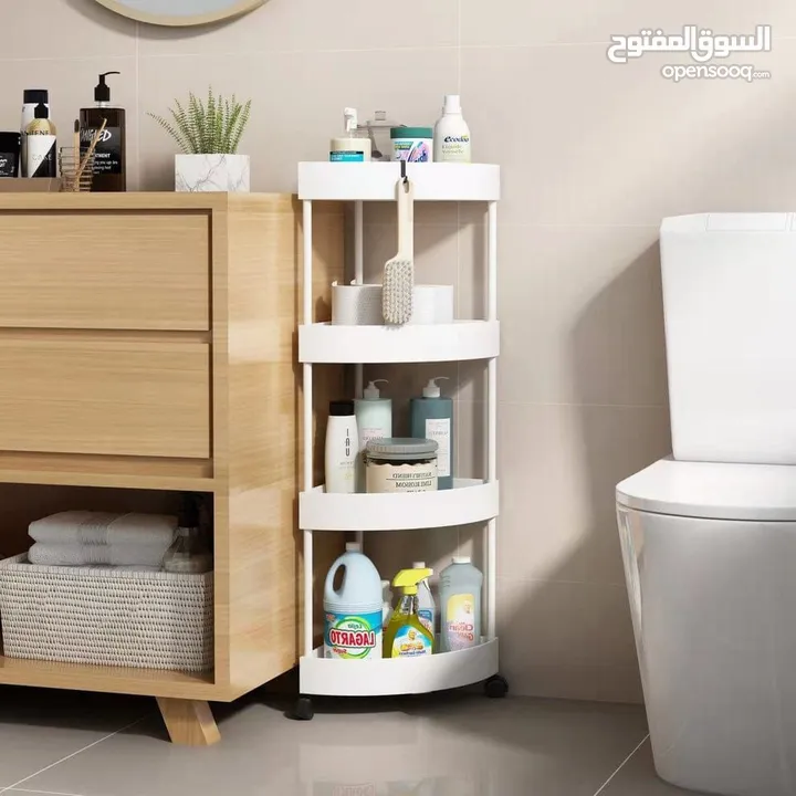 ستاند تنظيم مع ستاند زاوية بلاستيكي 4طبقات.. خليك غير عن الكل