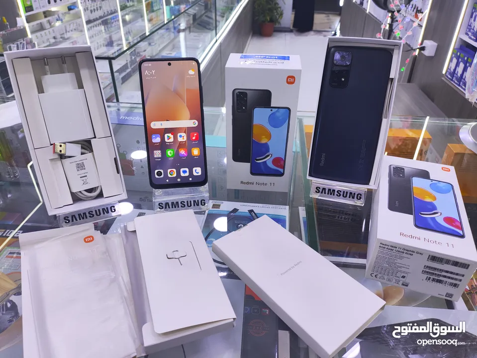 شاومي  NOTE 11  جيجا 128 رام 6 واضافة معه الكرتونه وكامل اغراضو الاصليات متوفر توصيل