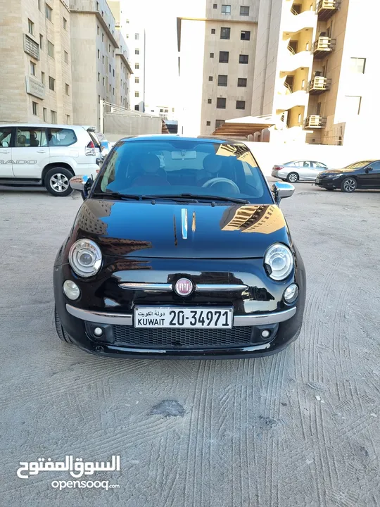 للبيع فيات C500 موديل 2012 اسود 1400CC عداد قليل 54 الف