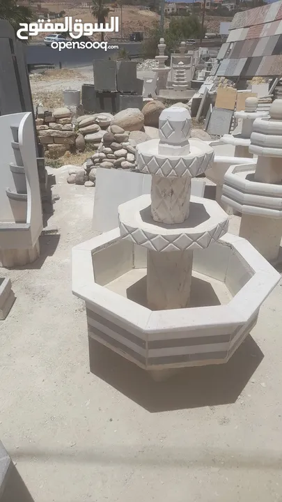 تصميم شلالات و نوافير وفيربليس و باربكيو وتركيبها وصيانتها