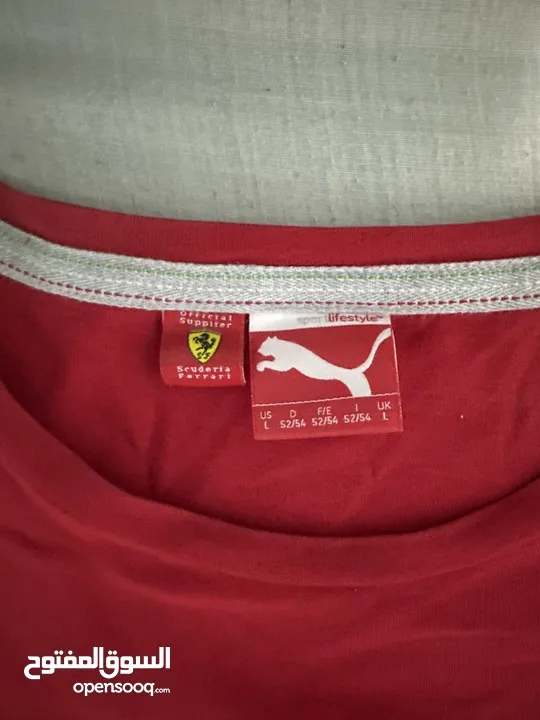 Ferrari tshirt official merchandise