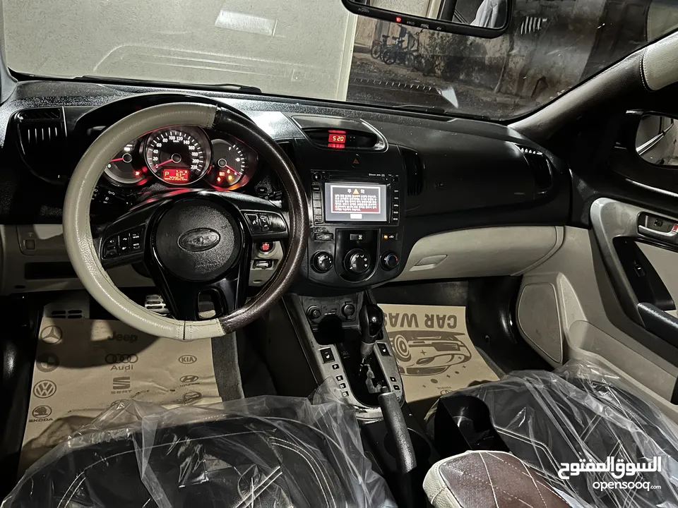 كياااا فورتي 2010 مطور 1600 بنزين جير اتوماتيك فل الفل اضافات سياره بصلاه ع النبي