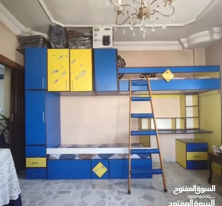 غرفة نوم طابقين