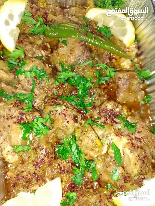 ام عدي للطبخات المنزليه نظافه وطعم وسعر مارح تستغني عنو  كرش فوارغ لحمة راس ورق عنب مناسف للمناسبات