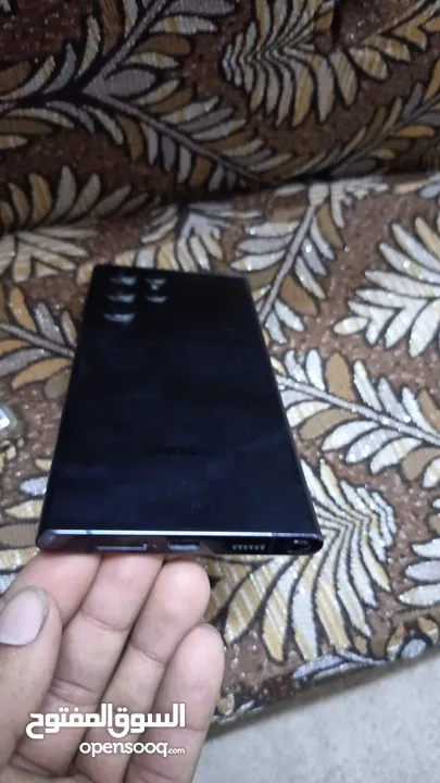 سامسونج s22التره  512 جيجه 12رام بطريه 5000 سناب دراغون لون اسود ولا شخط  سعر 365