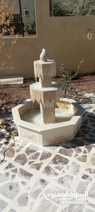 نوافير وشلالات وباربيكو وجميع انواع ديكورات الحجر الطبيعي  العنوان الزرقاء الجديده