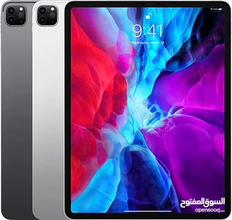iPad Pro 12.9" الجيل الرابع  Wi-Fi  128GB  رمادي  إصدار 2020  بطارية 87%