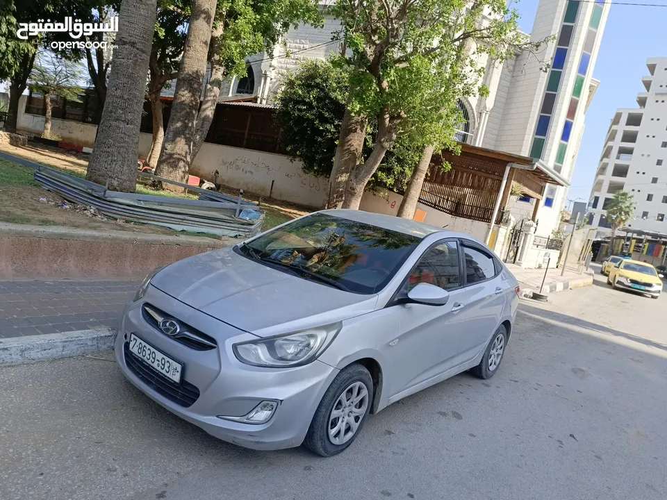 هونداي اكسنت ديزل 2015 جير عادي بسعر حرق 39000 البدل وارد اصل برايفت