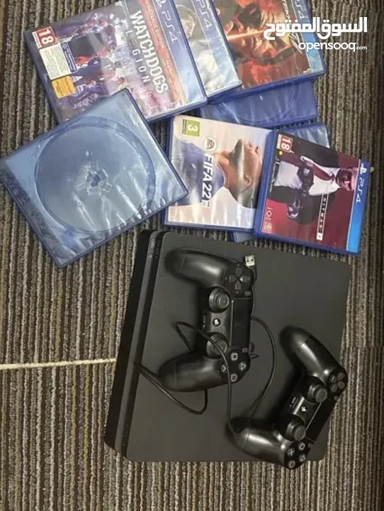 Ps4 slim good condition 1 tv