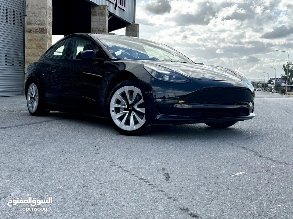 2022 Tesla Model 3 Long Range Dual Motor فحص 7 جيد