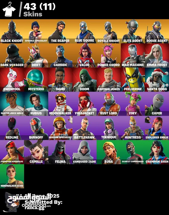 حساب فورت نايت نادر جدا مجاني يخوان تعال وجرب حظك قبل ما حدا يوخده والله مجاني الي يبغاه يجيي يكلمني